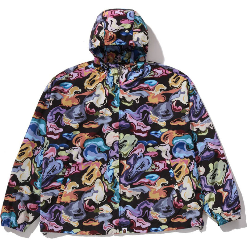 ART CAMO HOODED JACKET MENS
