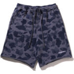 1ST CAMO HEAVY WASHED RELAXED FIT SWEAT SHORTS MENS