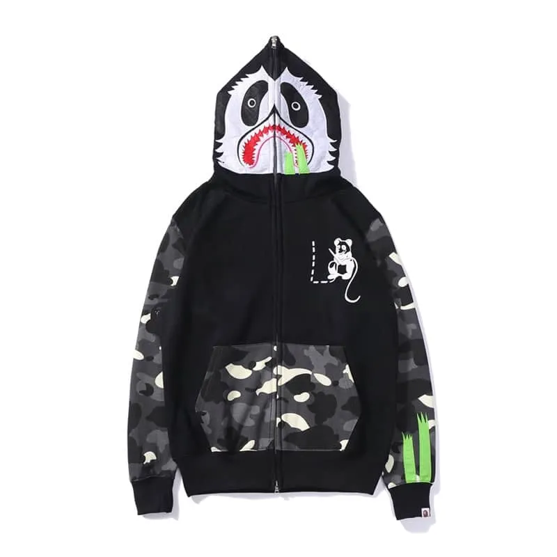 BAPE x PANDA Luminous Spots Patch Sweatshirt