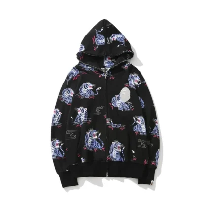 Ape BAPE and Tiger Head Pattern Sweatshirt