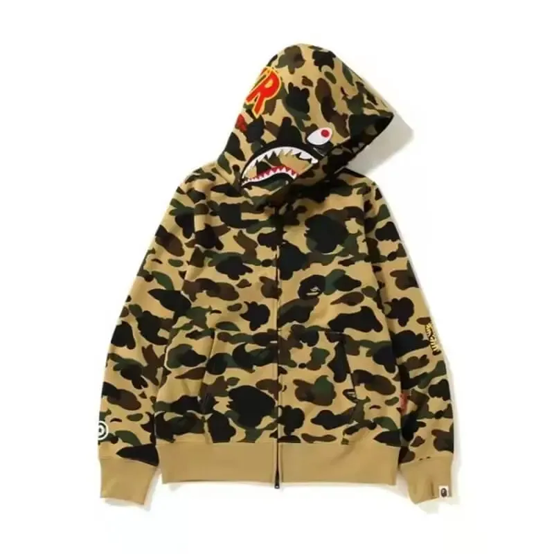 BAPE 1st Camo PONR Shark Full Zip Hoodie